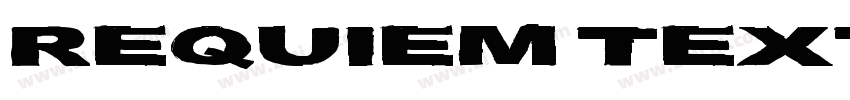 requiem text字体转换